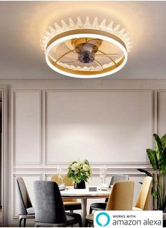 MODI Smart Ceiling Fan Light With Remote And Mobile App Works With Alexa  - Image 1