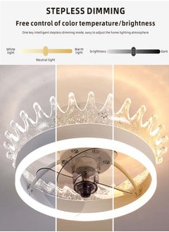 MODI Smart Ceiling Fan Light With Remote And Mobile App Works With Alexa  - Image 5