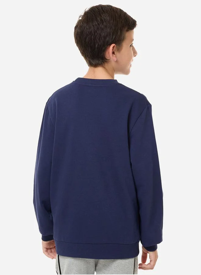 victor and jane Canada Graphic Print Round Neck Sweatshirt by Styli