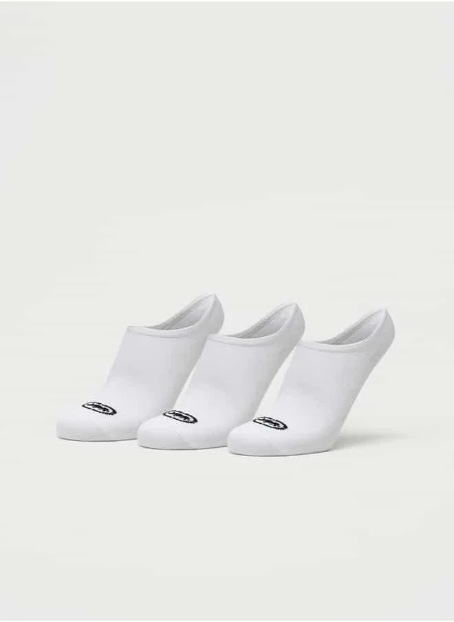 Ecko Unltd. Set of 3 - Ecko Unltd Logo Detail No Show Socks