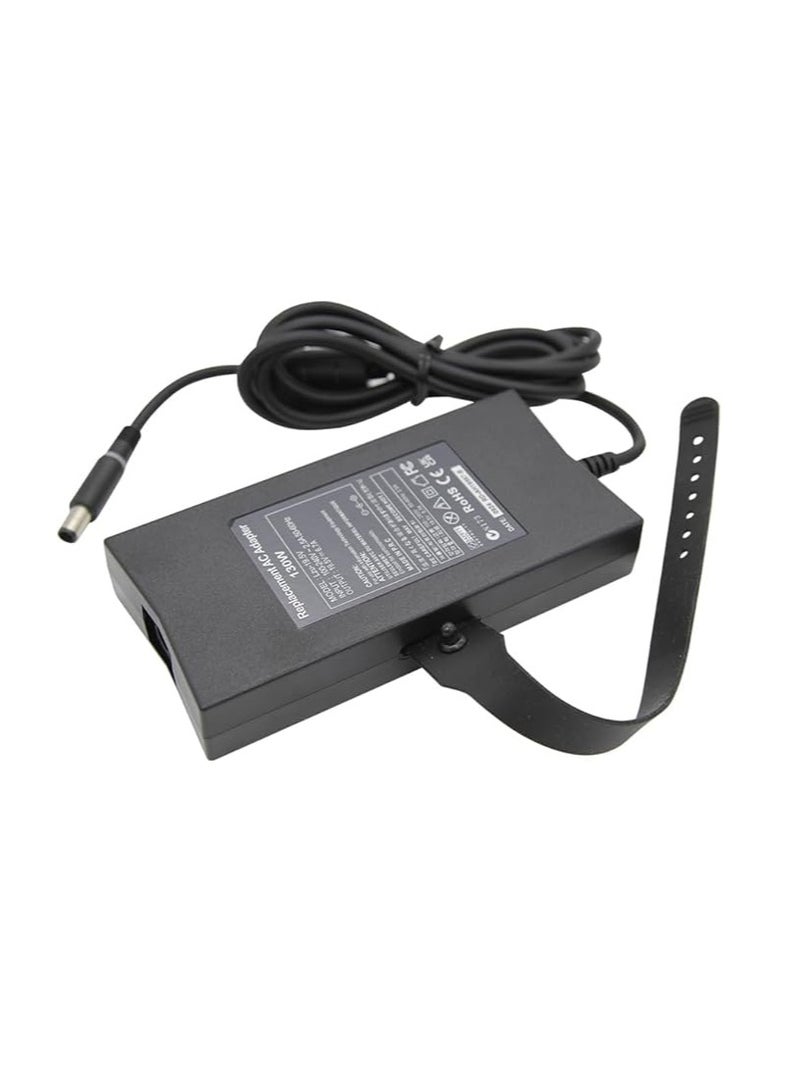Terabyte 19.5V 6.7A 7.4x5.0mm  130W Charger laptop adapter for dell for XPS L702X 17 for INSPIRON N5110 PA-1131-28D, LA130PM121 Latitude Inspiron Laptop with UK Plug Cable - Image 1