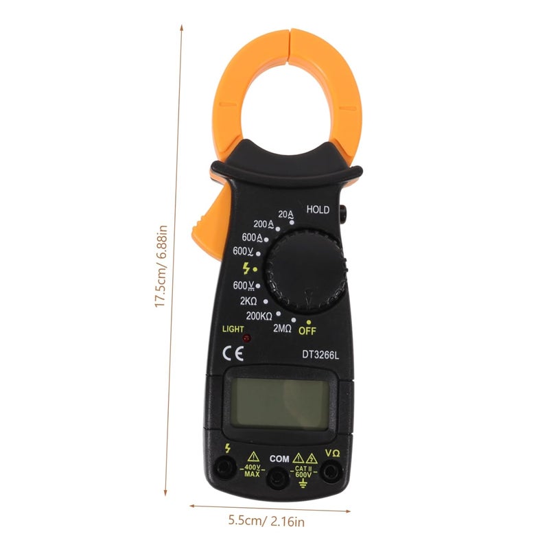 GARVALON Digital Clamp Meter High Precision AC DC Voltage Resistance Tester - Image 3