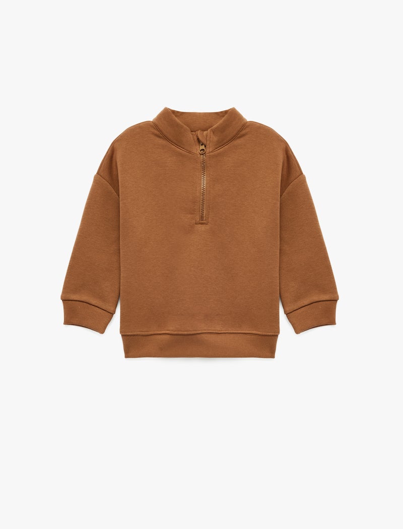 KOTON Stand Collar Sweatshirt - Image 3