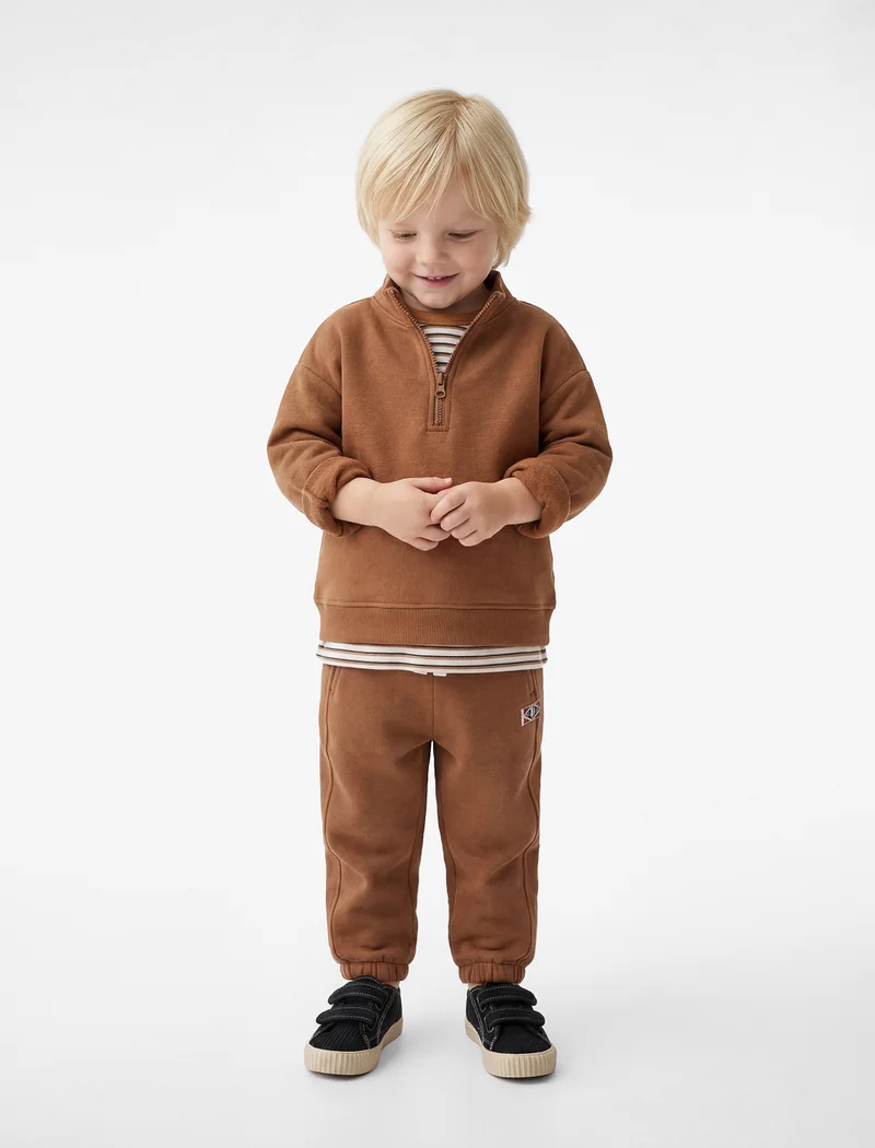KOTON Stand Collar Sweatshirt
