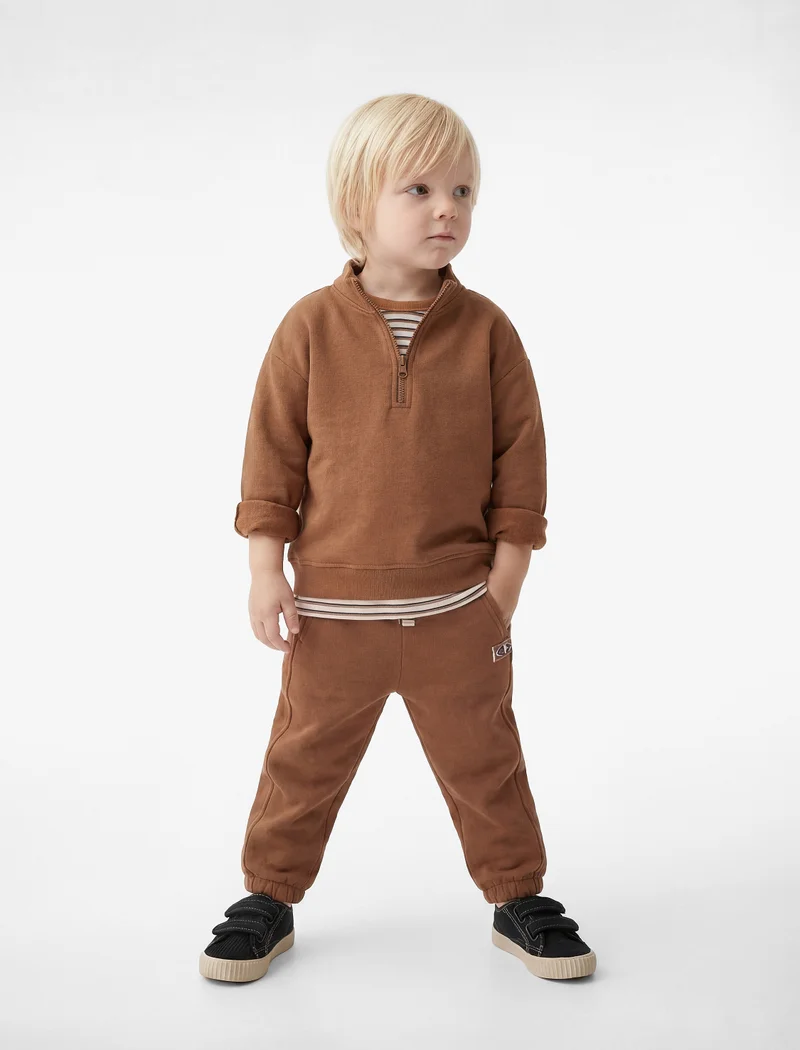 KOTON Stand Collar Sweatshirt
