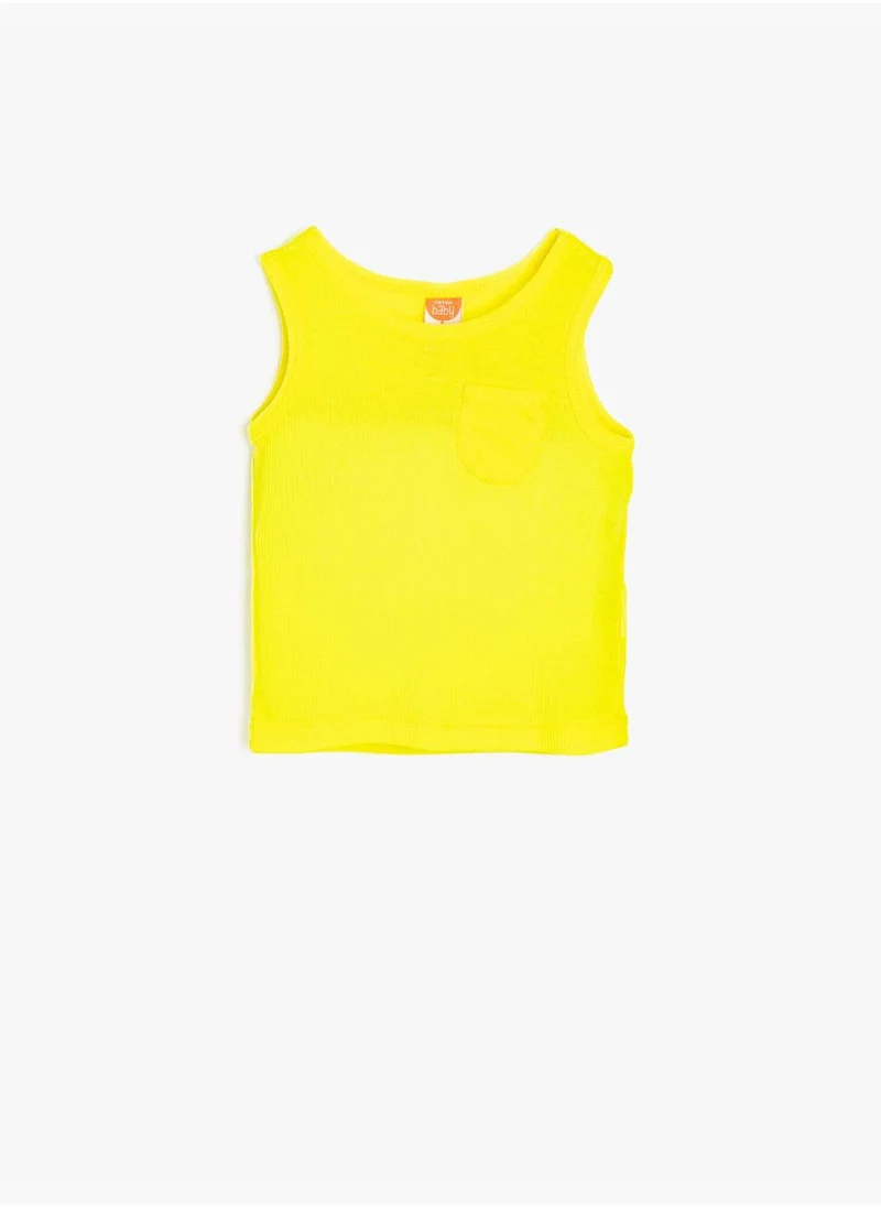 كوتون Pocket Detail Tank Top