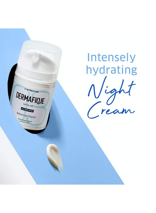 Dermafique Advanced Repair Night Cream With Niacinamide - 50G, Moisturizer For Face, 5X Ceramide Synthesis, Boosts Collagen Production, Enriched With Pro Vitamin E, Suitable For All Skin Type | Dermatologist Tested - Image 3