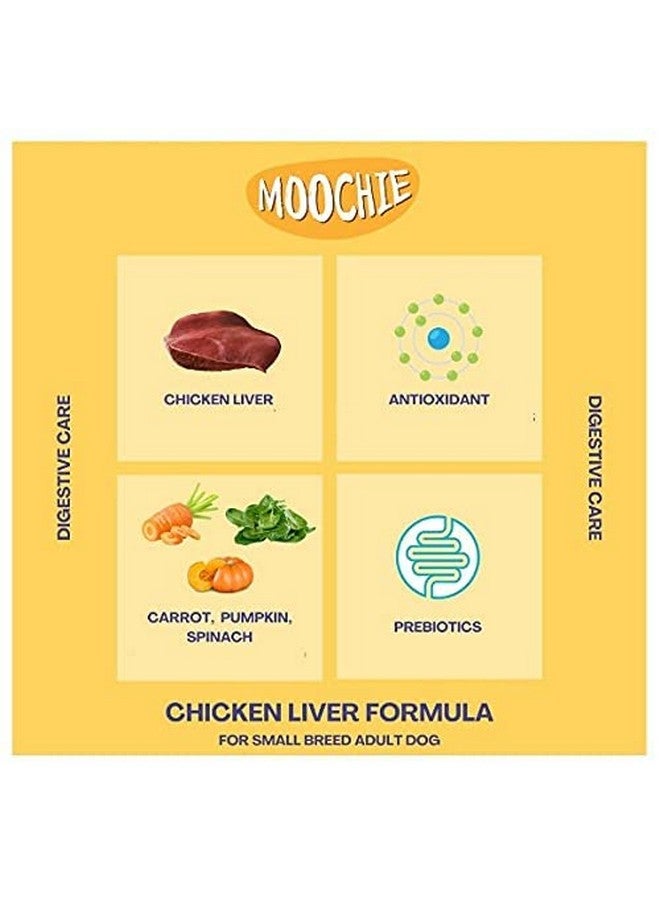 بتس إمباير طعام الكلاب الرطب من Pets Empire Moochie، وجبة جافي خالية من الحبوب، رعاية الجهاز الهضمي مع كبد الدجاج والجزر واليقطين والسبانخ، أطعمة مرق الكلاب عالية البروتين، وجبات غير نباتية للحيوانات الأليفة للكلاب، الجراء (85 جرام × 12) - Image 2