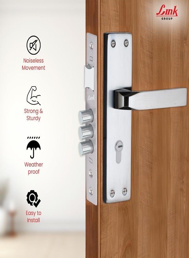 Link Fixio Mortise Lock | 20 CM| Suitable for Left & Right Handed Doors | Both Side Key | SS Finish | Locking Mechanism | Miled Steel Built | 1,00,000+ Cycle Tested | 2-Year Warranty - Image 4
