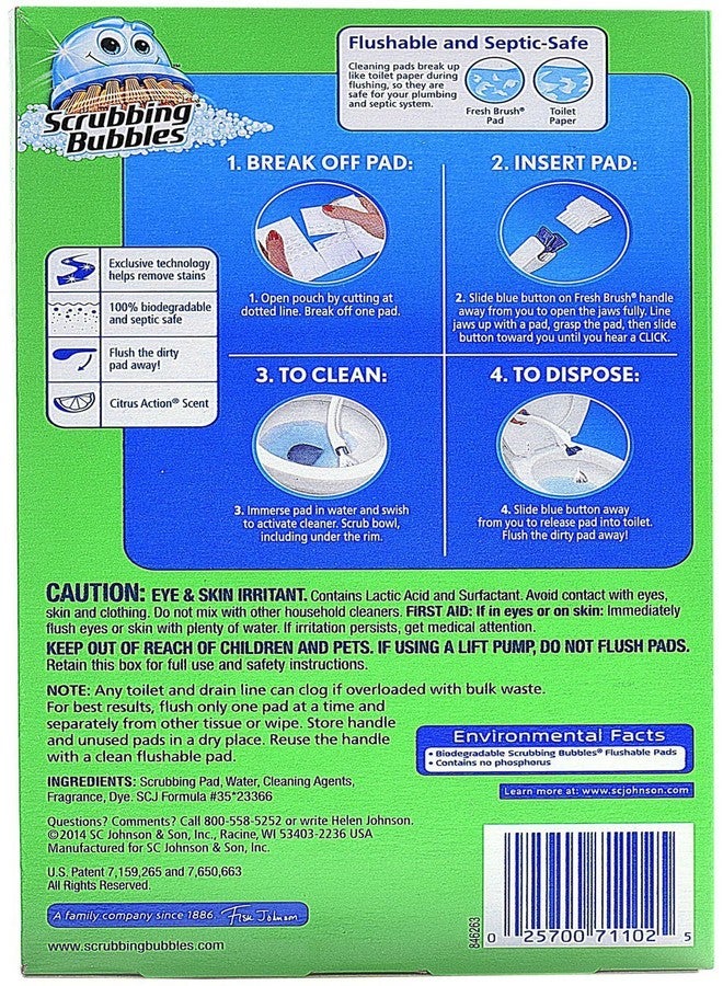 Scrubbing Bubbles Fresh Brush Flushable Refill 12 Ct - Image 2