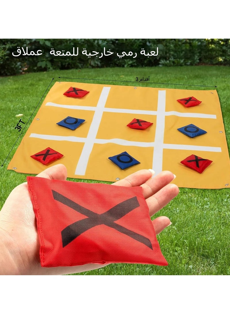 عام مستلزمات الألعاب الخارجية، لعبة رمي كيسات الفول الربيعي التفاعلية بين الأباء والأولاد. الألعاب التفاعلية تحفز فرح الأطفال باللعب. - Image 2