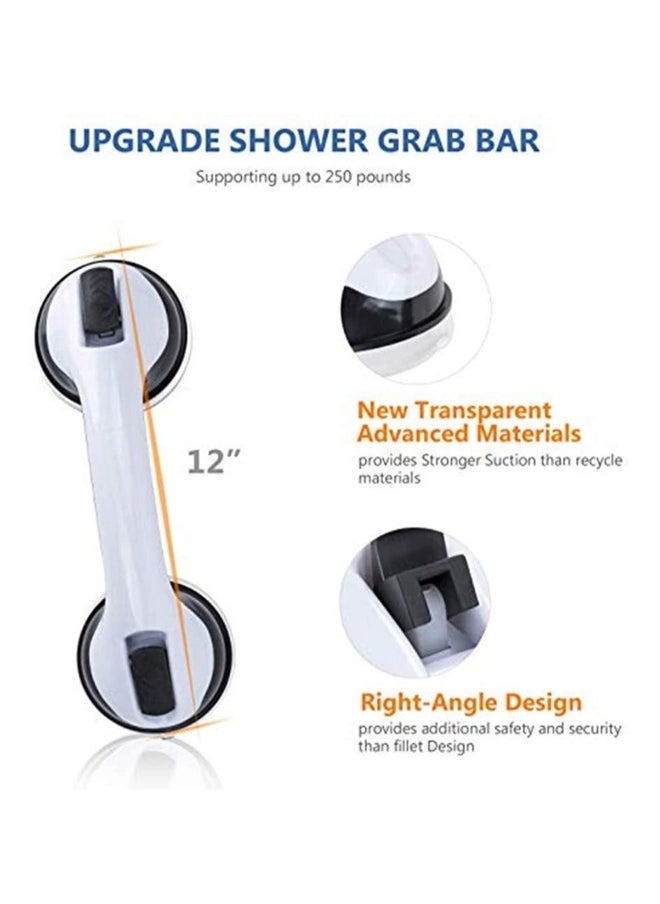 Generic Bathroom Grab Bar, 2 Pcs Bath Support with Free Shower Sponge, Powerful Suction, Free Installation, Balance Handrail Boosts Tub Safety  - Image 4
