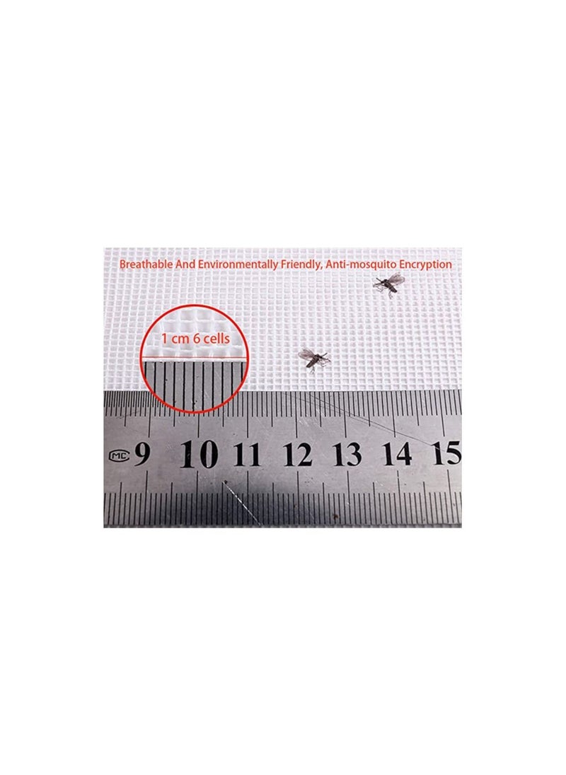 Transparent Balcony Window Mesh Screen for Prevent Escape Cat Anti Mosquito Window Net Anti-Scratch Cat Protection Net with Self-adhesive Tape