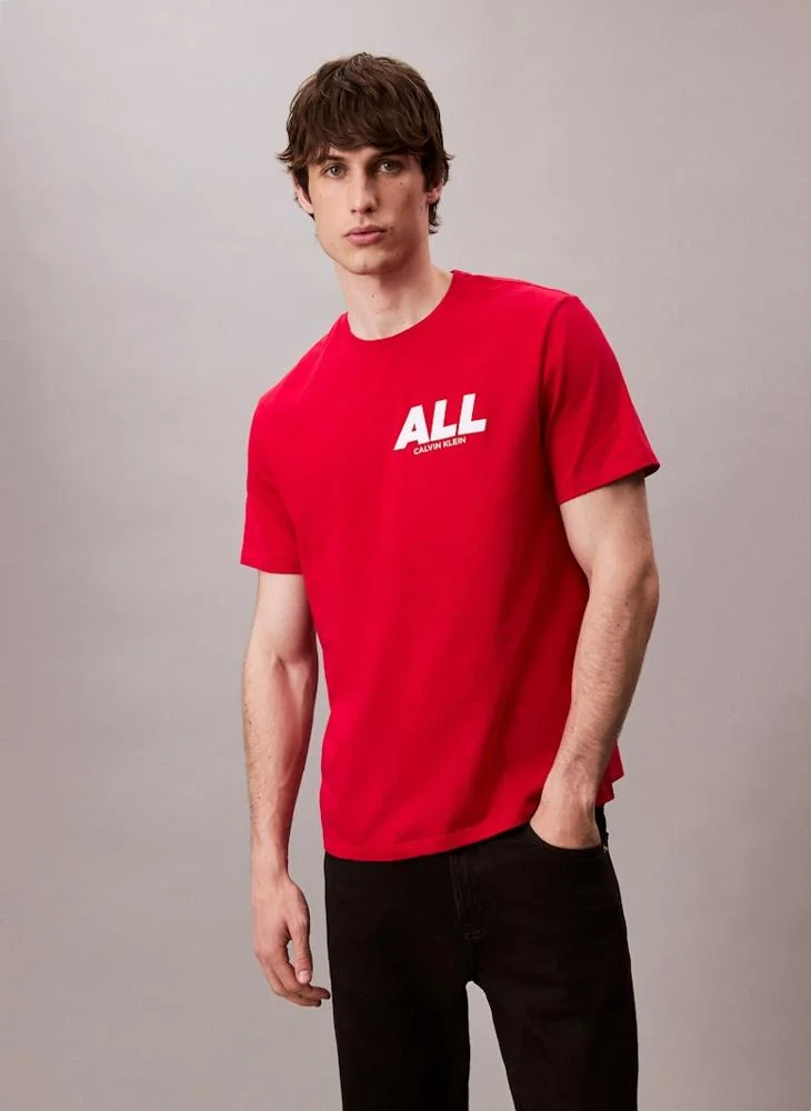 كالفن كلاين جينز All Graphic Relaxed T-Shirt