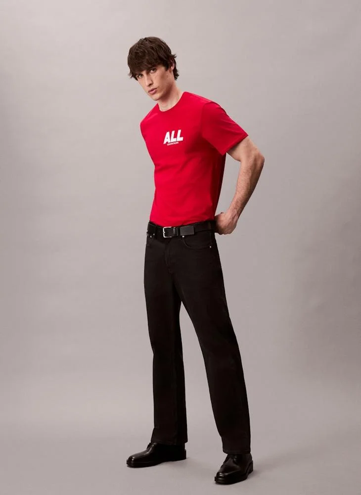 كالفن كلاين جينز All Graphic Relaxed T-Shirt