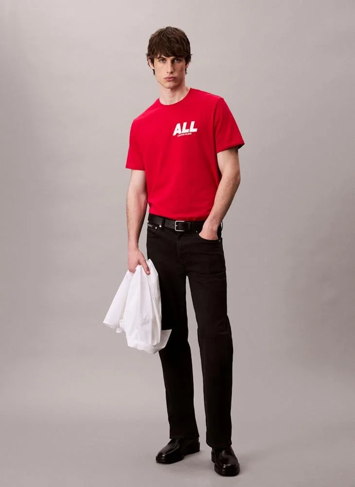 كالفن كلاين جينز All Graphic Relaxed T-Shirt