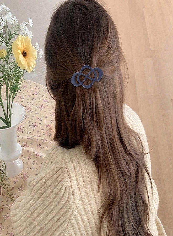 ACO-UINT French Hair Barrettes for Women 8 Pcs Vintage Decorative Barrette Clips for Thin or Thick Hair Non-Slip Flat Hair Accessories for Women Girls - Image 5