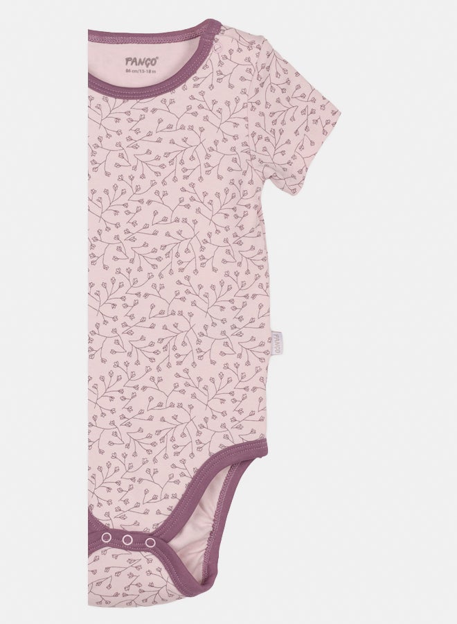 Panco FLOWERS Short Sleeve Bodysuit 
