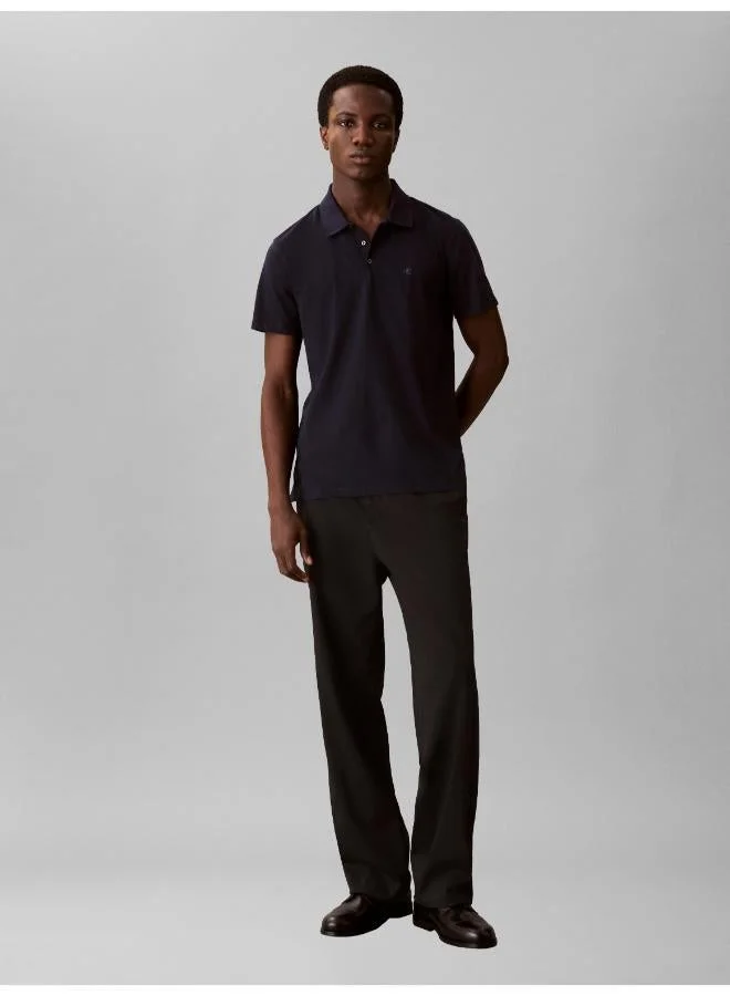 CALVIN KLEIN  Slim Stretch Cotton Polo for Men | Best Price UAE