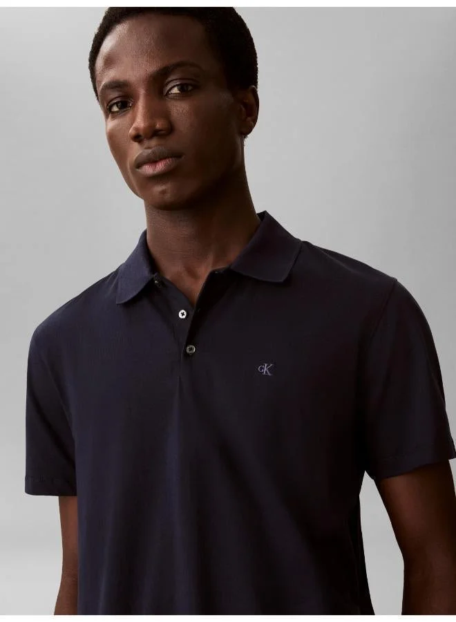 CALVIN KLEIN Slim Stretch Cotton Polo