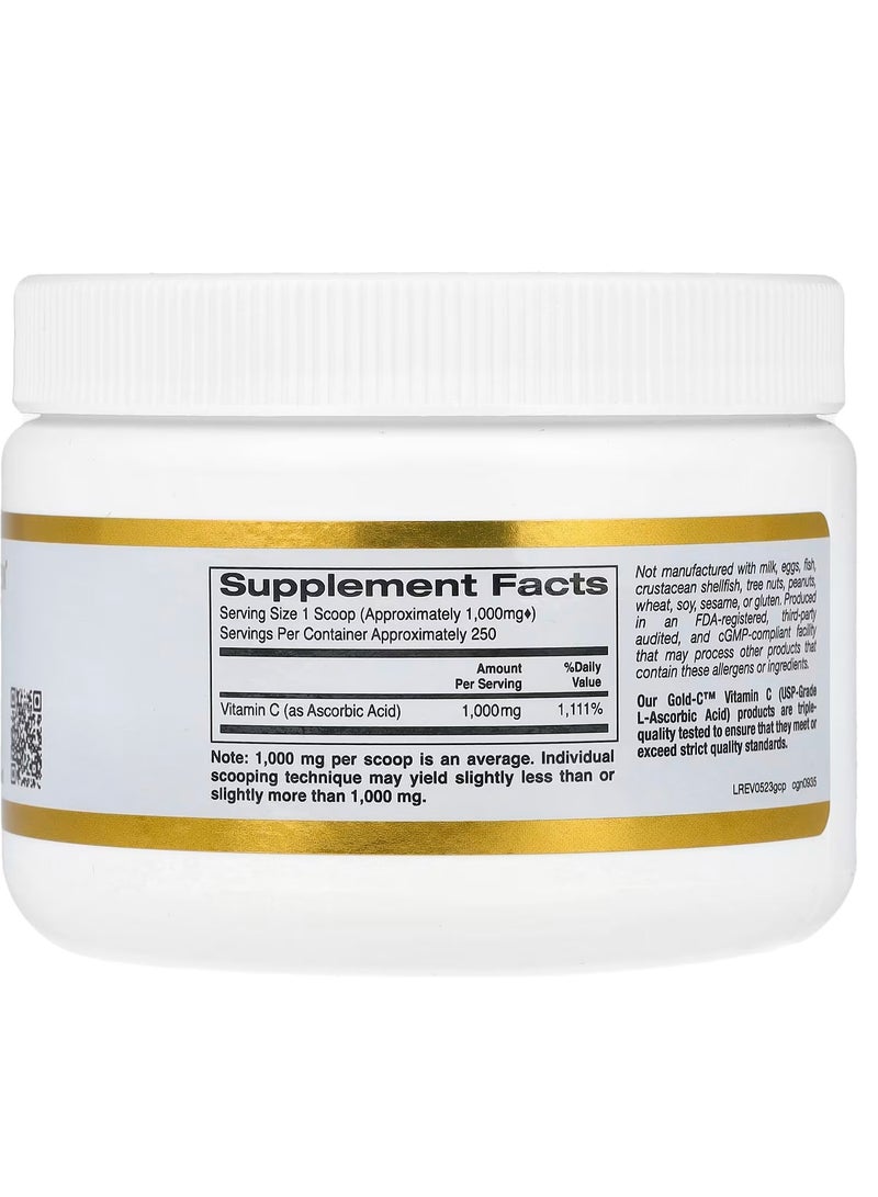 California Gold Nutrition Gold C Powder, Vitamin C, 1,000 mg, 8.81 oz (250 g)  - Image 2