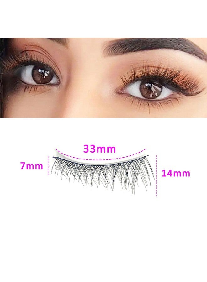 Massmot 10 Pairs False Eyelashes, Natural & soft Long Eyelashes, Wispy Handmade Fake Eyelashe (A0003) - Image 2