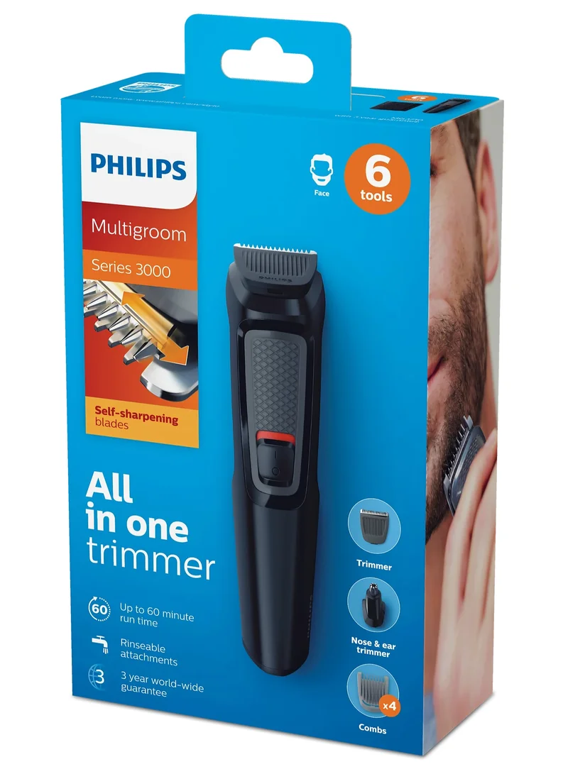 فيليبس Multigroom series 3000 6-in-1 Face MG3710/33