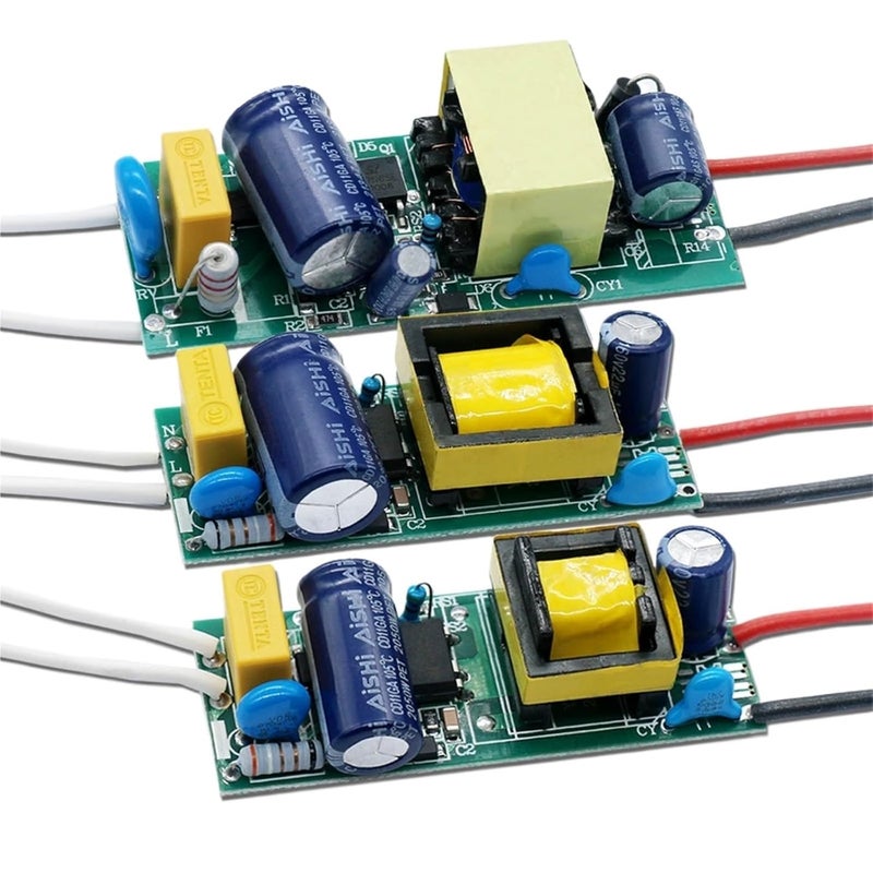 مصدر طاقة سائق LED 1 3W DC3 12V إخراج 280-300mA لوحة وحدة محول مدمج - Image 1