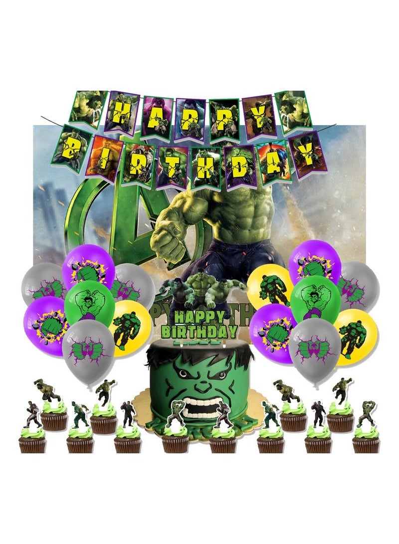 The Incredible Hulk Birthday Party Decorations - Image 1