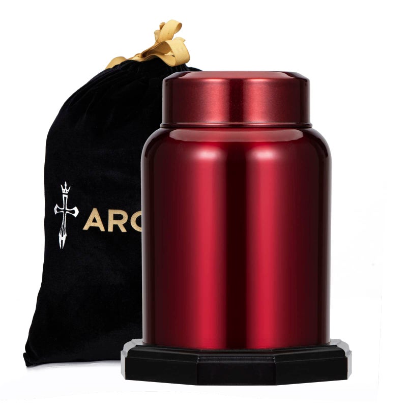 ARCHOBAN Urns for Ashes Adult Male and Female Up to 200 lbs Decorative Cremation Urn with Wooden Bottom for Human Ashes ARCHOBAN 