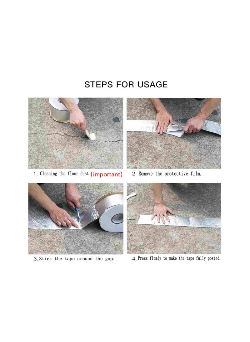 RATSAW - Waterproof Tape Aluminium Foil Tape Leakage Repair Waterproof Adhesive Tape Sealing Butyl Rubber Tape Be Suitable For Pipe Leakage Roof Water Tape - Image 1
