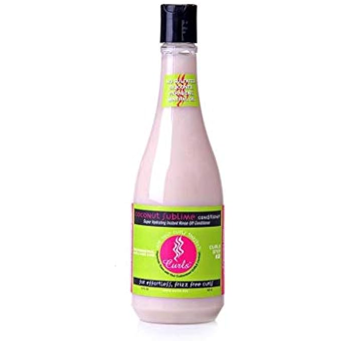 Curls COCONUT SUBLIME MOISTURIZING INSTANT CONDITIONER, 14-OUNCE BOTTLE - Image 2