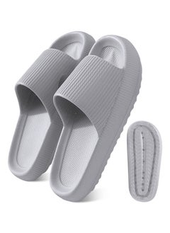 HomarKet Non-Slip Quick-drying Bathroom Shower Slippers Anti-slip Lightweight House Shower Slippers Super Soft Home Slippers for Indoor & Outdoor  - Image 1