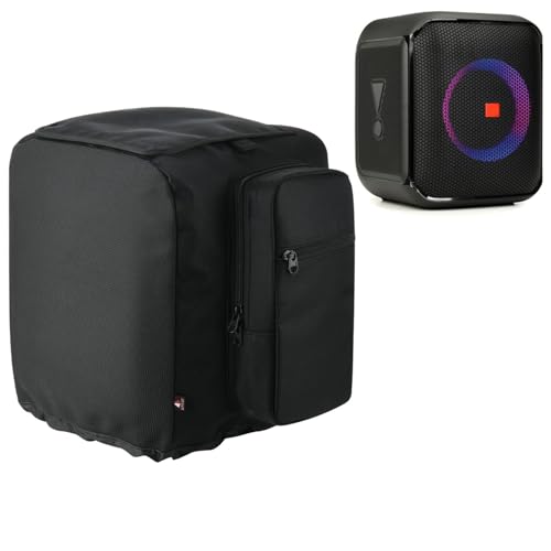 TXEsign Speaker Cover Protective Speaker Case for JBL PartyBox Encore Essential Party Speaker, Replacement Speaker Slip Cover with Side Microphone Storage Bag Accessories Bag - Image 1