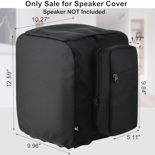 TXEsign Speaker Cover Protective Speaker Case for JBL PartyBox Encore Essential Party Speaker, Replacement Speaker Slip Cover with Side Microphone Storage Bag Accessories Bag - Image 2