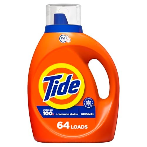 Tide Liquid Laundry Detergent Original 64 loads 84 fl oz HE Compatible Packaging May Vary
