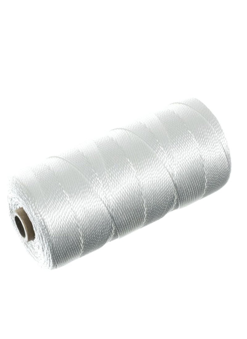 Midwest Twisted Mason Line Nylon Twine String Cord 200 Gram 1.mm Dia For Netting, Landscaping, Home Improvement, Diy Projects, Crafting, Masonry, Gardening (WHITE)  - Image 1