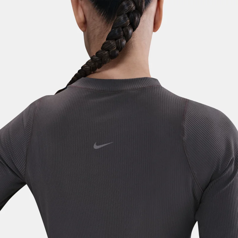 Nike Women's Zenvy Dri-FIT Rib Training Crop Top