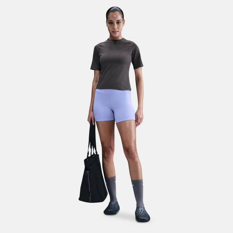 Nike Women's Zenvy Dri-FIT Rib Training Crop Top