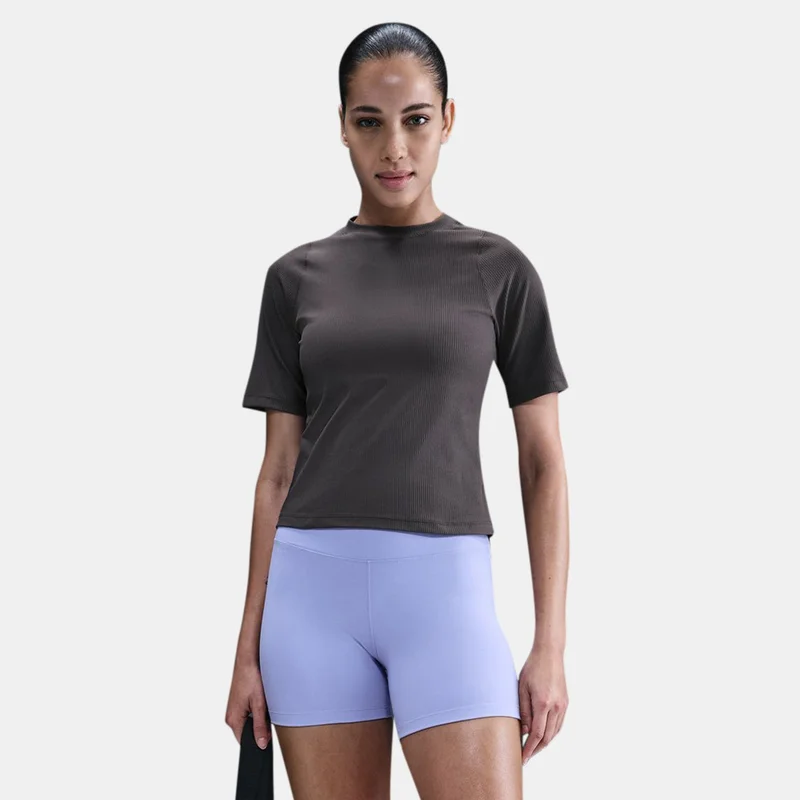 نايكي تيشيرت التمرين دراي-فيت زينفي ريب القصير للنساء