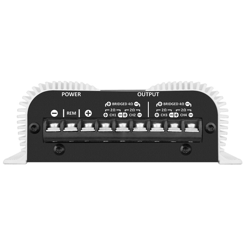 Taramp's Taramps TS 400x4 2 Ohms White Multichannel Stereo Amplifier 400 Watts Rms, 4 Channels, Full Range, Car Audio Digital 2 Bridged Channel, Crossover High/Low Pass, with RCA and Automatic High Level Input - Image 5