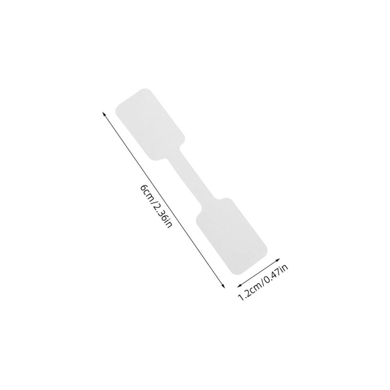 White Kraft Jewelry Price Tags Stickers Labels For Bracelet Necklace Packaging Repair - Image 3