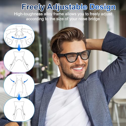 RCstyle HiBloks Eyeglass Nose Pads for Ray-Ban Meta Wayfarer Gen 1 & Gen 2(RW4006/RW4008/RW4012), Silicone Anti Slip Clip-on Glasses Nose Holder for RayBan Meta Gen 2 Smart Glasses (Split Type) - Image 2