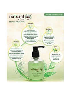 Natural Vibes ~ Ayurvedic Tea Tree Face Wash And Shampoo Everyday Treatment ~ With 1 Tea Tree Shampoo 150 Ml And 1 Tea Tree Face Wash 150 Ml (No Parabens, Sulphate, Sls, Sles, Silicon)  - Image 5