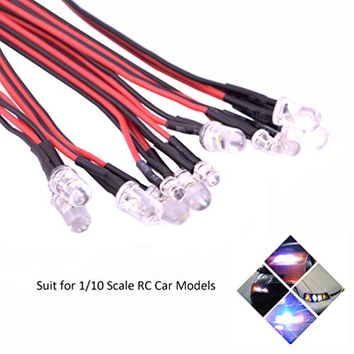 FPVKing 12 RC Car LED Lighting Kit Steering Brake Simulation Flash Light for 1/10 Scale Models Yokomo Tamiya HSP HPI AXIAL RC4WD Traxxas - Image 3