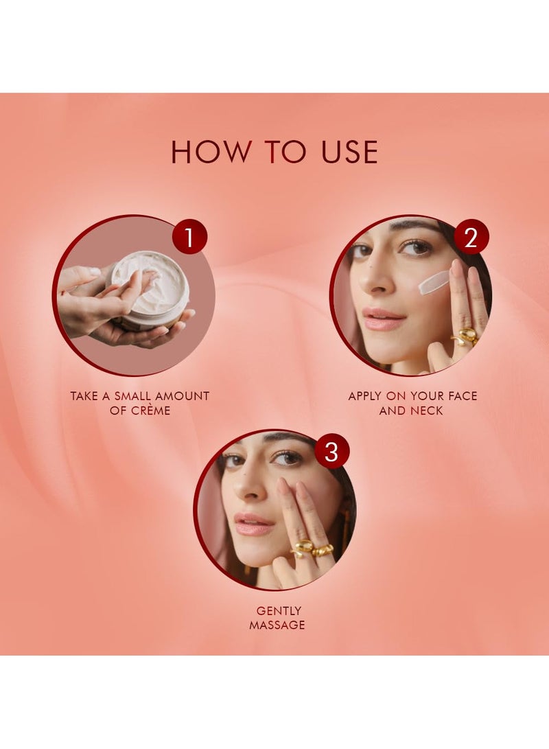 LAKME Skin Perfect Collection Peach Milk VIT E Crème Moisture-Riser 100g| 24Hr Moisture Lock | Non-Sticky - Image 4