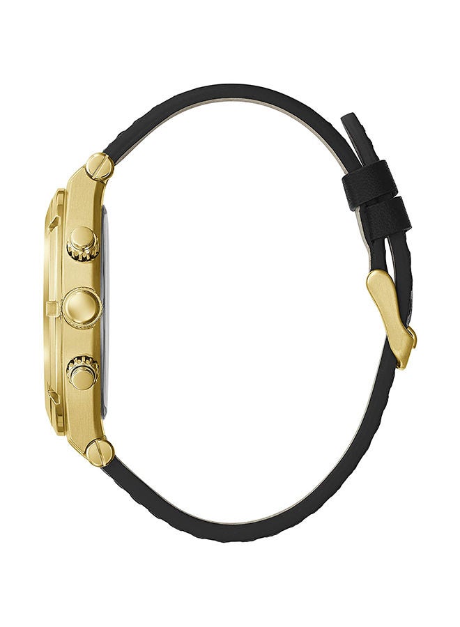 GUESS Men's Analog Leather Wrist Watch - GW0262G2 - 44 mm - Image 2