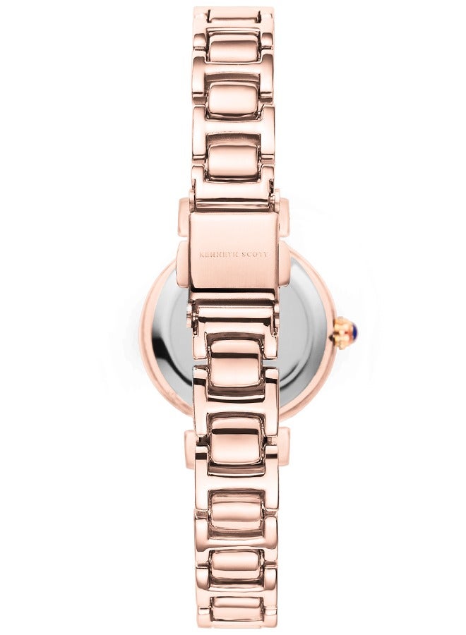 كينيث سكوت ساعة نسائية بعقارب من خليط معدني - -  مم - Image 2