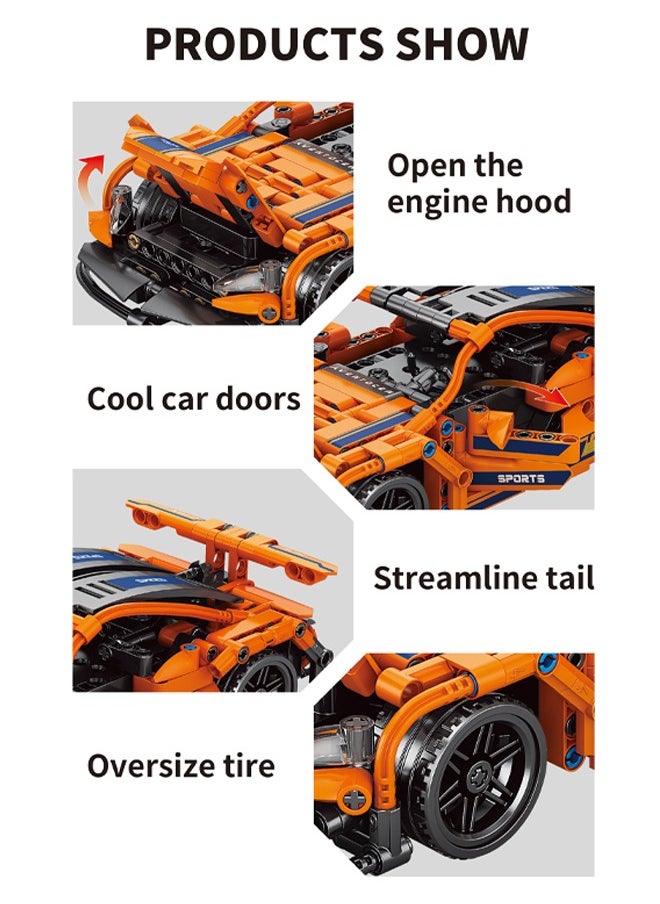 Generic 70010D Remote control car model Building Toy Set (408 Pieces) 6+ Years  - Image 5