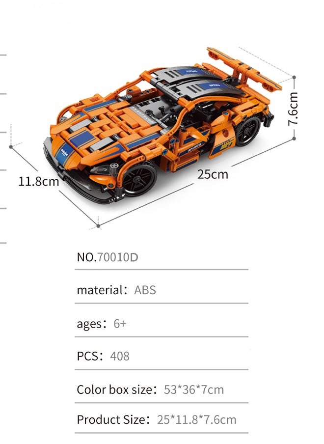 Generic 70010D Remote control car model Building Toy Set (408 Pieces) 6+ Years  - Image 4